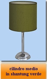 cilindro medio in shantung verde